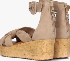 taupe omoda sandalen 722028