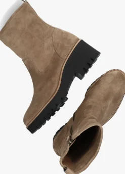 taupe paul green chelsea boots 9017