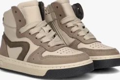 taupe pinocchio hoge sneakers p1301