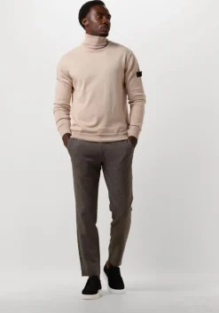 taupe plain pantalon josh pl 872