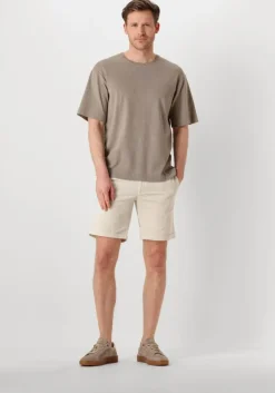 taupe profuomo t-shirt t-shirt crewneck oversized ss