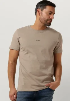 taupe pure path t-shirt essential logo t-shirt