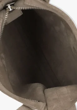 taupe shabbies schoudertas cara suede bag