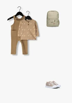 taupe shoesme lage sneakers sh24s006