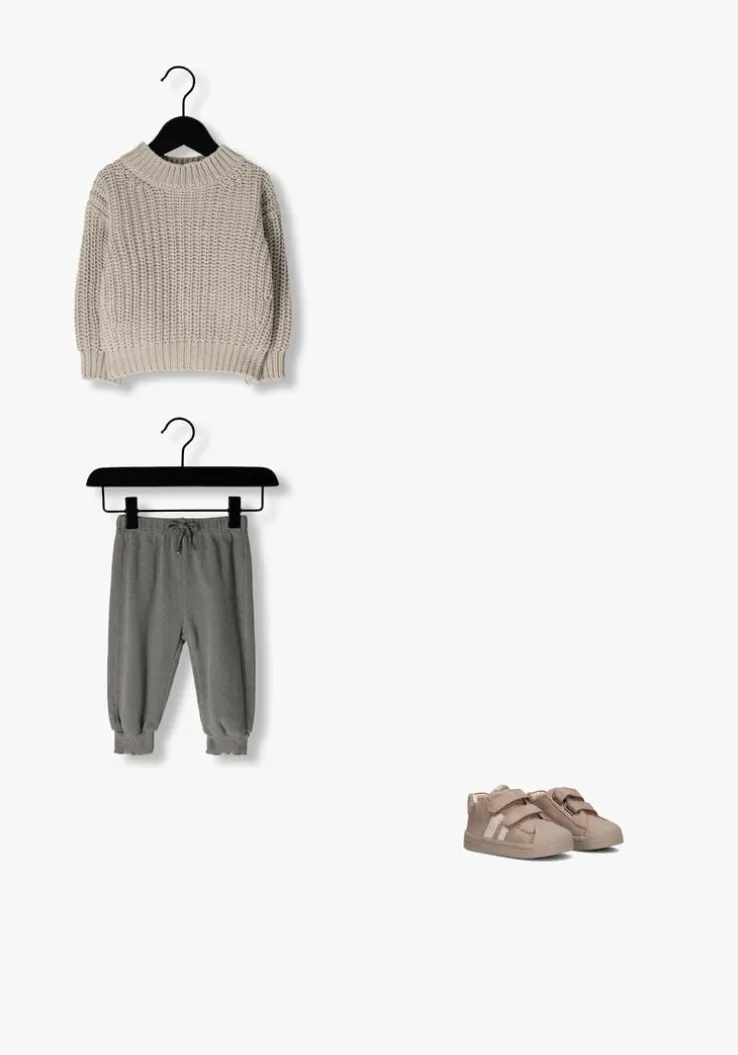 taupe shoesme lage sneakers bs24w001