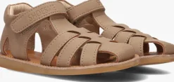 taupe shoesme platte sandalen cs24s017