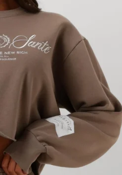 taupe soeurs de provence sweater luce sweater