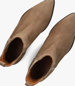 taupe stefano lauran enkellaarsjes 22107