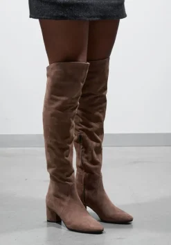 taupe stefano lauran hoge laarzen giusy 4