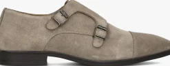 taupe stefano lauran nette schoenen stefano lauran gesp