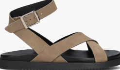 taupe steve madden platte sandalen mybestie