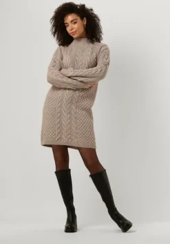 taupe suncoo mini jurk chona