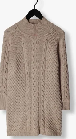 taupe suncoo mini jurk chona