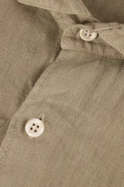 taupe the goodpeople casual overhemd soho