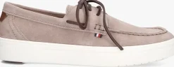 taupe tommy hilfiger veterschoenen modern light