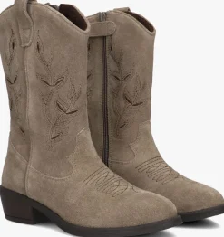 taupe ton & ton cowboylaarzen mayla
