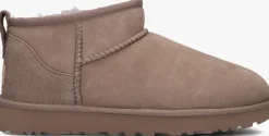 taupe ugg vachtlaarzen w classic ultra mini