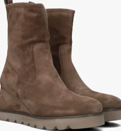 taupe unisa enkellaarsjes leticia