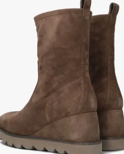 taupe unisa enkellaarsjes leticia