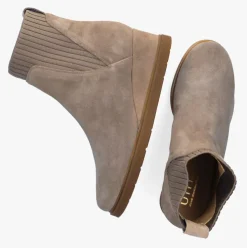 taupe unisa enkellaarsjes jualo