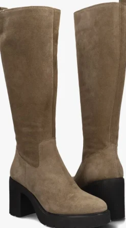 taupe unisa hoge laarzen karena