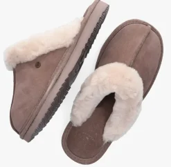 taupe warmbat pantoffels lismore