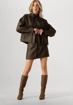 taupe y.a.s. coltrui yaswoola ls high neck top