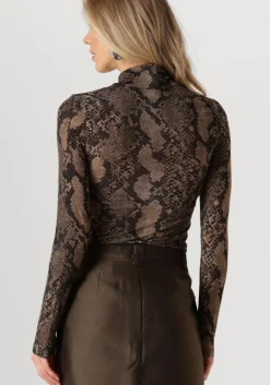 taupe y.a.s. coltrui yaswoola ls high neck top