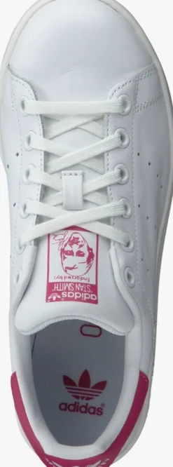witte adidas lage sneakers stan smith j