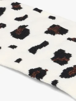witte alfredo gonzales sokken panther glitter print