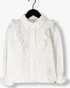 witte alix mini blouses woven glitter bull ruffle blouse