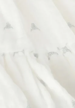 witte alix mini minirok woven glitter bull skirt