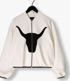 witte alix the label jack ladies woven bull bomber