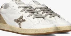 witte ama brand deluxe lage sneakers sun