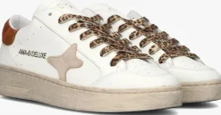 witte ama brand deluxe lage sneakers slam