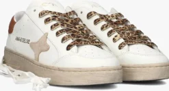 witte ama brand deluxe lage sneakers slam