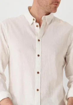 witte anerkjendt casual overhemd akleif l/s cot/linen shirt