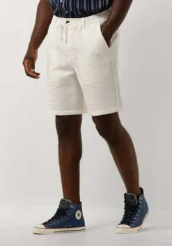 witte anerkjendt korte broek aklt jan waffle ela shorts