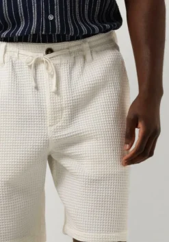 witte anerkjendt korte broek aklt jan waffle ela shorts