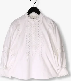 witte antik batik blouses romie blouse