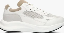 witte antony morato lage sneakers running byroc mix