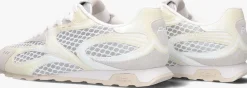 witte ash lage sneakers kabuki