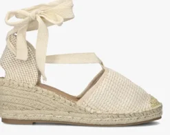 witte ayana platte sandalen 0655-1