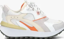 witte barst by shoesme lage sneakers brs23s009