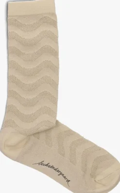 witte becksondergaard sokken dopamina glitter sock