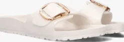 witte birkenstock slippers madrid big buckle eva