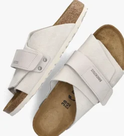 witte birkenstock slippers kyoto dames