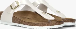 witte birkenstock teenslippers gizeh kids