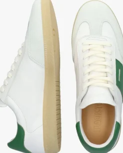 witte blackstone lage sneakers lime wren
