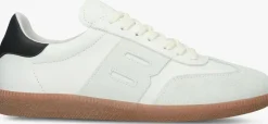 witte blackstone lage sneakers lime wren dames